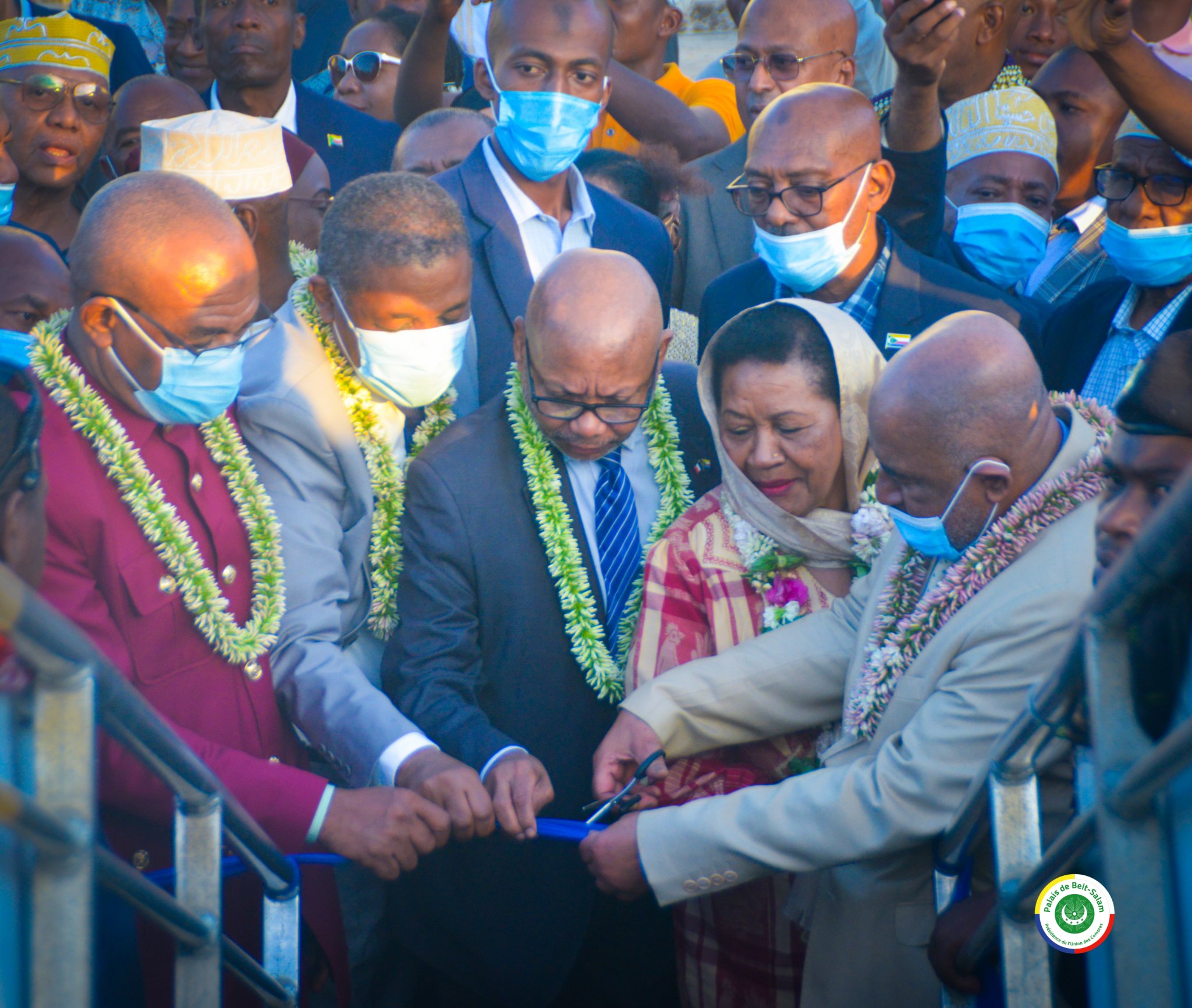 image Le navire Falk Njema inauguré par Azali